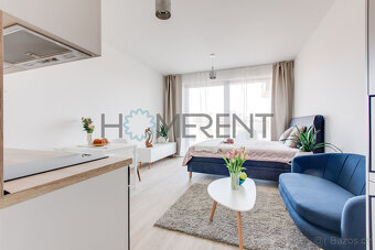 Pronájem bytu 1+kk, 29m² + 6m² balkon s garážovým parkovacím - 8