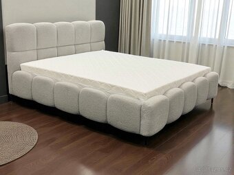 Manželská postel , uplne nový . Šedá | 180x200 , 160x200 | - 8