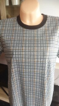 Krásné retro šaty vzor kohoutí stopy 2XL - 8