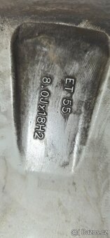 Alu kola Touareg 7P 255/55/18 zimni - 8