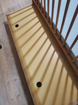 Dřevěná dětská postýlka Drewex Kuba II - 8