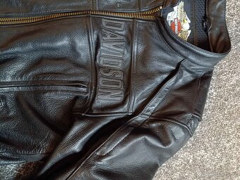 Kožená značková bunda Harley Davidson - 8