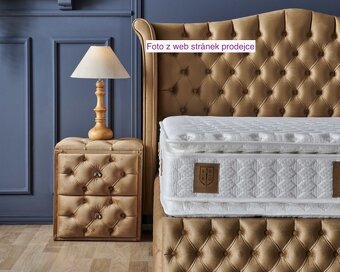 Prodám novou postel 180x200 vč matrace a 2 nočních stolků - 8