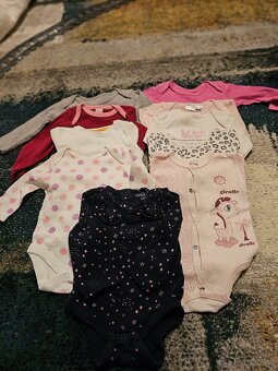 set oblečení pro miminko - holčičku, velikost 62 - 8