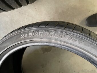 Prodám letní pneumatiky 245/35/20 Pirelli a Kumho celá sada - 8