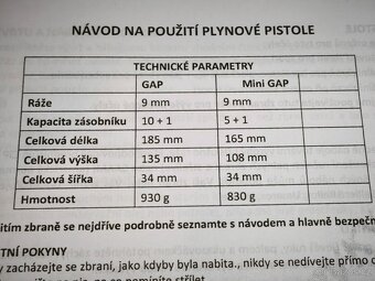 Plynová pistole Bruni Gap 9 mm (Glock17) - 8