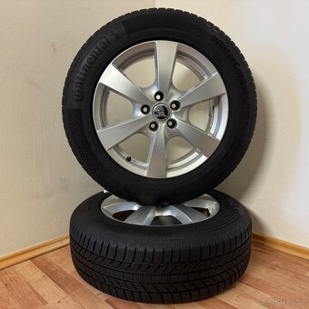 ŠKODA KODIAQ 5x112 R17 ET29+ZIMNÍ 215/65R17 7/5mm - 8