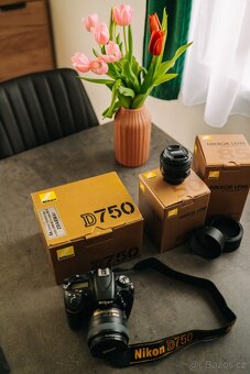 Nikon D750 + objektivy 85mm f/1,8G a 50mm f/1,8G – top stav - 8
