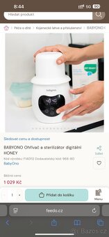 BABYONO Ohřívač a sterilizátor digitální HONEY - 8