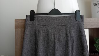 Zara dámské široké kalhoty se zvýšeným pasem vel. M - 8