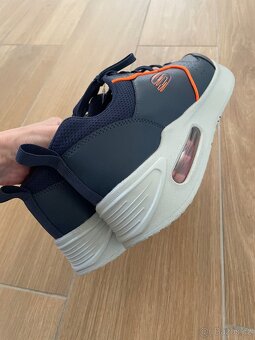 Nové pánské modré letní boty / tenisky zn. Skechers - 8