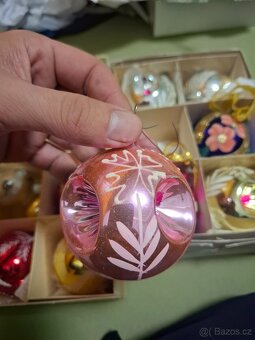 Staré retro originál vánoční ozdoby - 8