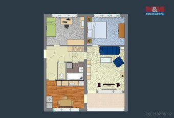 Prodej bytu 3+1, lodžie, 74 m², Liberec, ul. Borový vrch - 8