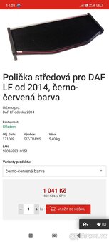Stolek do nákladního vozidla DAF - 8