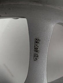 ALU AEZ 17", rozteč 5x120 . Zimní 215/60/17 C - 8