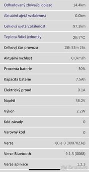 2x elektrická koloběžka SENCOR ONE S20 – málo používané - 8