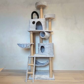 187 cm vysoké škrabadlo pro kočky - nové - 8