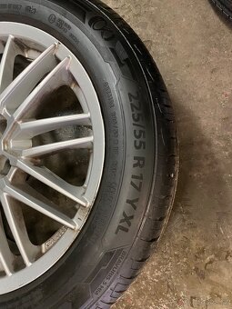 4x alu kola R17 rozteč 5x115 4x pneu Barum 225/55/R17 Y XL - 8