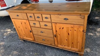 Ikea komoda masiv - Markor Leksvik Hemnes antik - 8