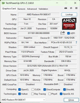 Herní PC - RYZEN 5, 16GB RAM, 1TB NVME, 5600XT, WIN11 - 8