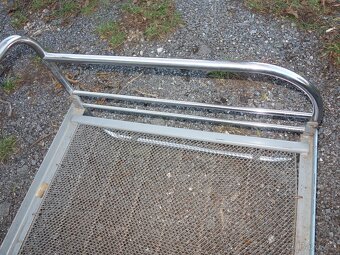 Chromovaný gauč, velmi dobrý stav - 8