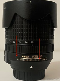 objektiv nikon 18 - 140 mm + 3 polarizacni filtry - 8