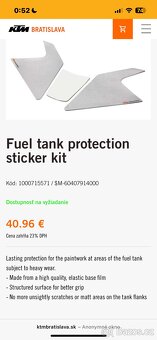 Ktm ADV 1290 T, polep nadrze ktm powerparts - 8