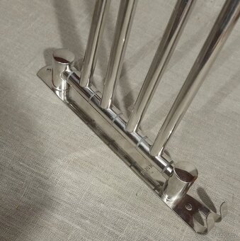 věšák na ručníky chrom 4 ramena SUS 304 - 8