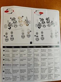 Rohový termostatická ventil antracit Ferro - 8