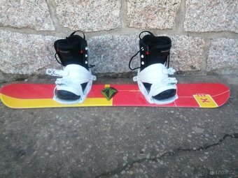 snowboard 110 + boots 33 - 8