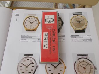 luxusni zlacene trezor hodinky prim 1974 komplet funkcni - 8
