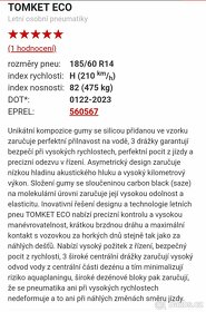 Letní pneumatiky Tomket Eco 185/60 R14 - 8
