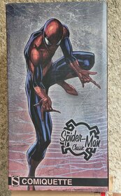 Sideshow Spiderman,comiquette black suit - 8