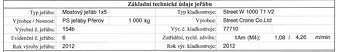 Mostový jeřáb 1x5 Ps Přerov - 8