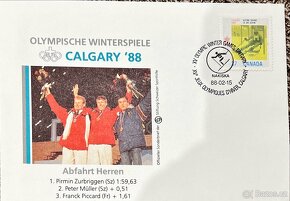 Sada obálek s témetikou OH Calgary 1988 - 8