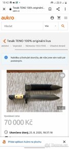Německá druhoválečná dýka Teno Ww2. - 8
