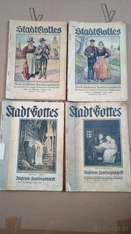 Stadt Gottes stará kniha 1925 + časopisy - 8