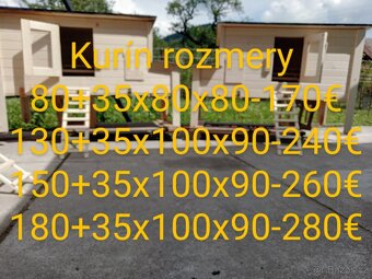 Kurín kurník Latrina suché wc psie búdy - 8