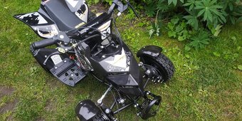 Nová růžová benzinová čtyřkola pro děti 5-10 let - 8