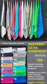 Šátky, šály, šálky, tunely....15% sleva na vše - 8