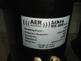 Sestava velké repro AER Acoustic Libra TX - 228 USA - 8