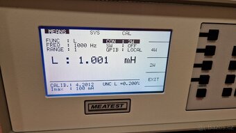 RLC kalibrátor impedance Meatest M500 - 8