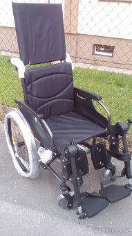 INVALIDNÍ VOZÍK-polohovatelný-46 cm-mohu zaslat po ČR - 8