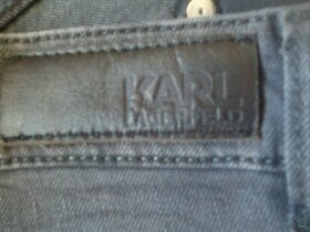 Karl Lagerfeld tmavě šede džíny vel 35 pas96+elastan/muž - 8