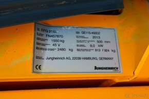 Vysokozdvižný vozík Jungheinrich EFG 216k (VV0129) - 8