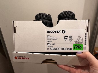 NOVÉ Nepromokavé zimní boty Ricosta Pepino, vel. 25 - 8