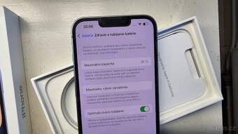Apple iPhone 14 modrý 128GB - TOP stav, aj vymením - 8