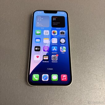 iPhone 14 128GB bílý, bez škrábance, rok záruka - 8