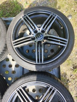 Kola R18 5x112 ET33 letní 225/40(7mm) + 245/35(5mm) - 8