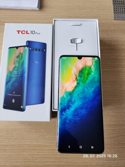 Mobilní telefon TCL 10 plus.8 jádro, RAM 6Gb / 64, jako nový - 8